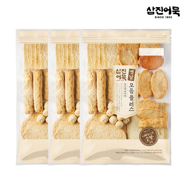 삼진어묵 K 옛날모듬어묵 1Kg x 3개