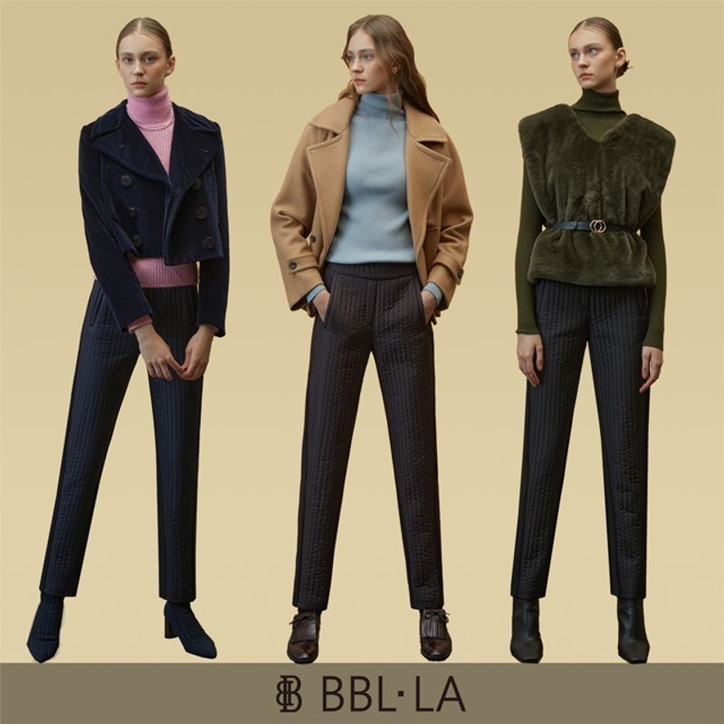 Viet Y Hung Yen Garment JSC. 비비엘라 날씬핏 기모퀼팅 팬츠 3종[34798605]