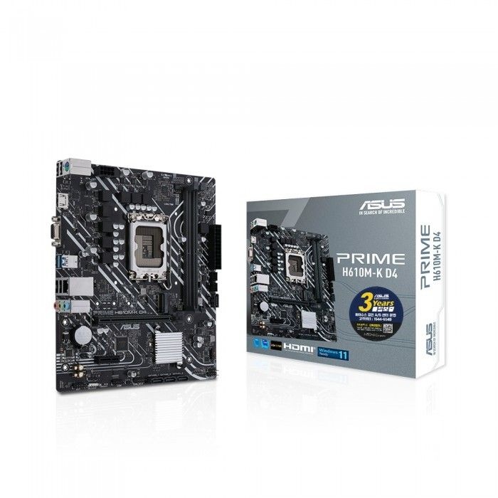 ASUS PRIME H610M-K D4 인텍앤컴퍼니 [DDR4]