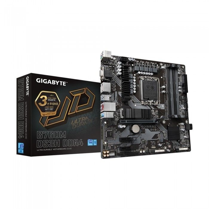 기가바이트 GIGABYTE B760M DS3H D4 제이씨현 [DDR4]