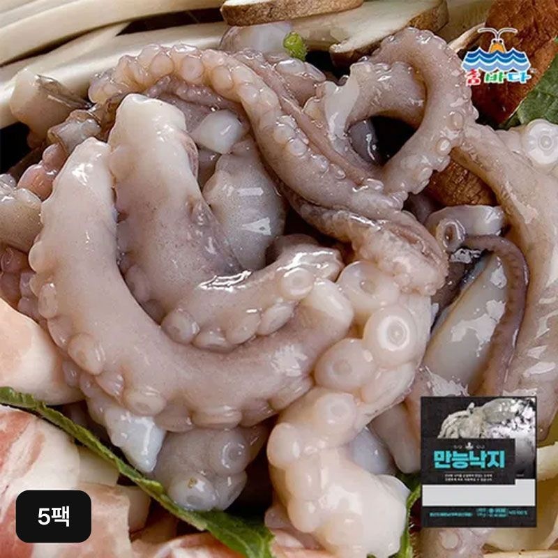 레이먼킴의 손질 만능낙지 135gX5팩+만능볶음양념 50gX5팩[34689133]