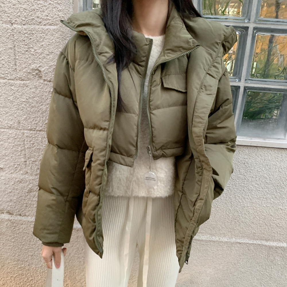 미아마스빈 자호다 조끼 투웨이 2피스 패딩 점퍼