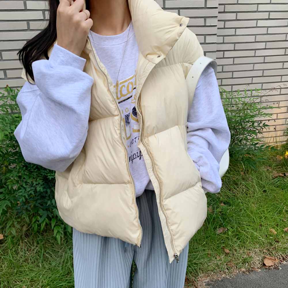 미아마스빈 알쿠와 오리털 패딩조끼