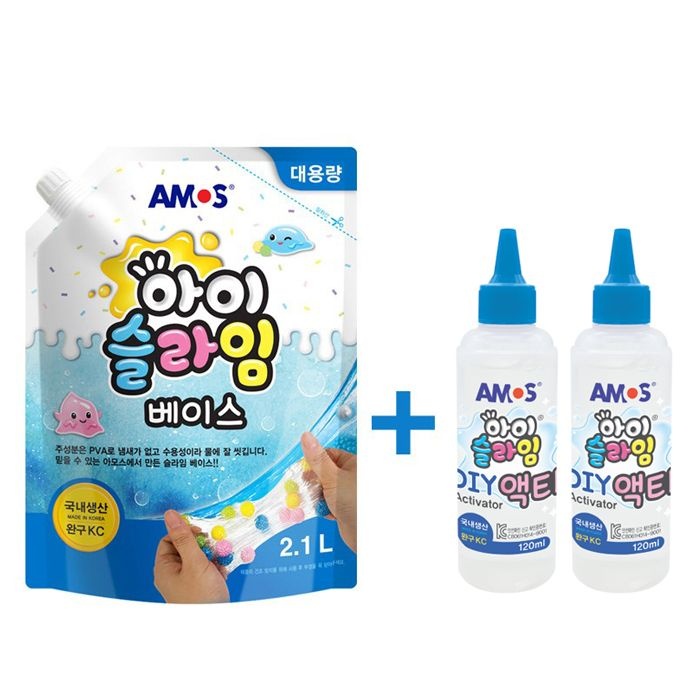 아모스물풀2.1L + 아이슬라임액티 240ml