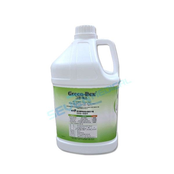그린제약 그린덱스4L 치아염소산수 99.9%살균 소독