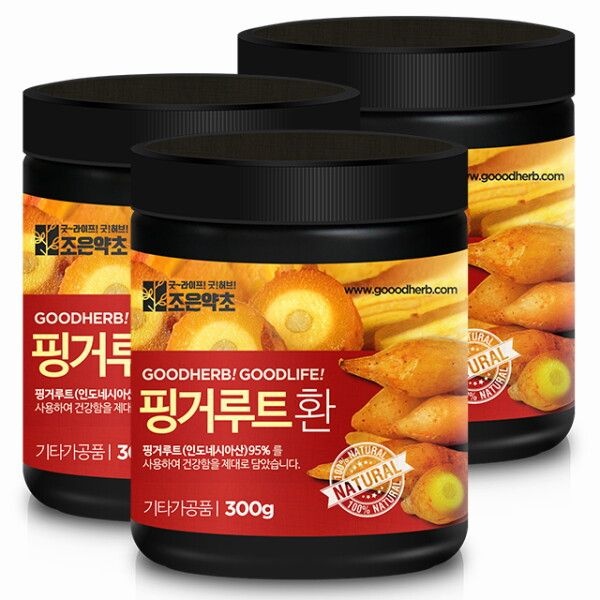 조은약초 [조은약초] 핑거루트 환 300g x 3통