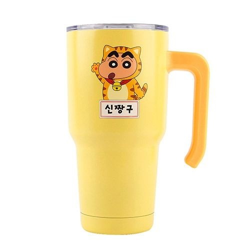 짱구 대용량 핸디 스텐 텀블러 880ml 냥냥짱구 (903438)