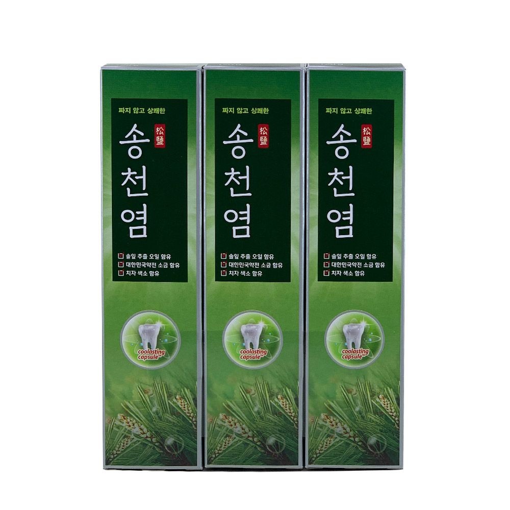 메디안 송천염치약 120g 3입 1개