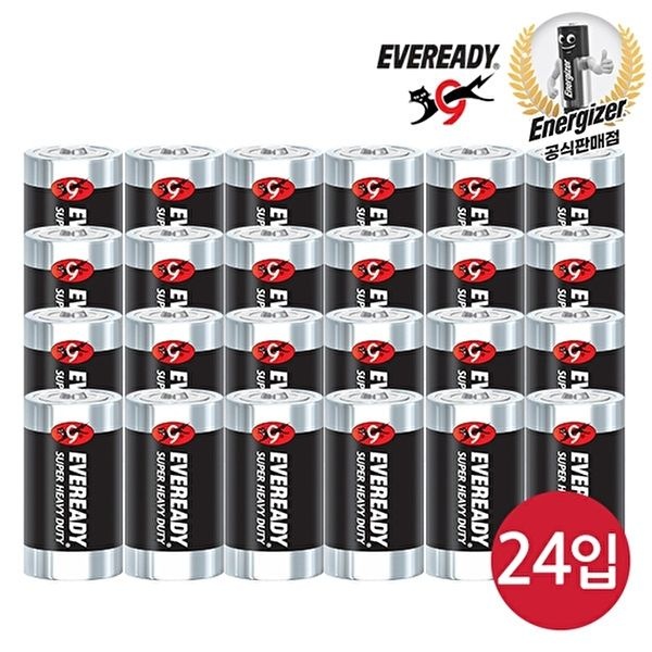 에너자이저 [에너자이저]에너자이저 에버레디 경제적인 망간건전지 C 2입x12개(총24입)