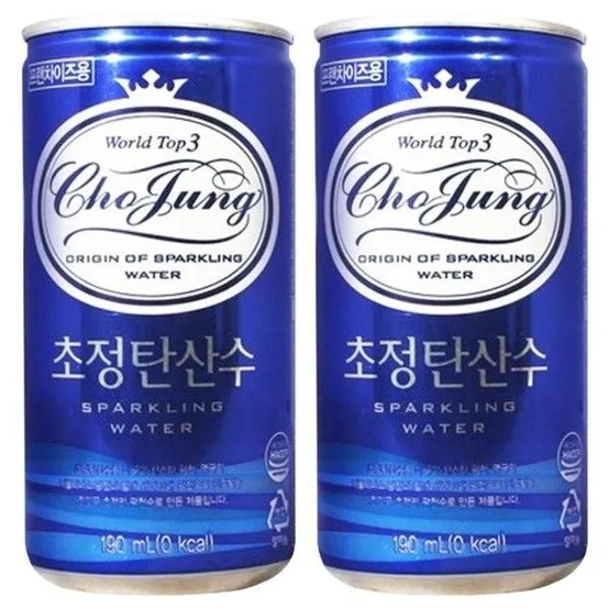 일화 초정탄산수 플레인 190ml 60캔 탄산음료
