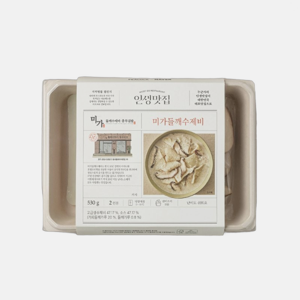 피코크 미가 들깨수제비 530g 1개