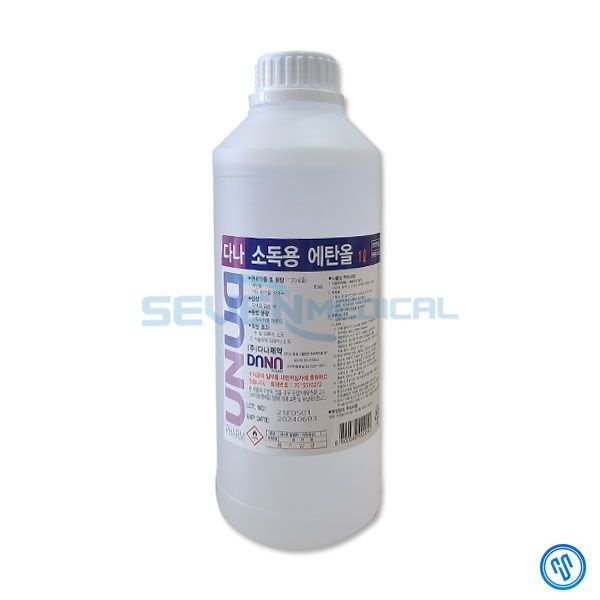 상세참조 조은 다나 소독용에탄올 알콜 83 1L 1통/소독/살균