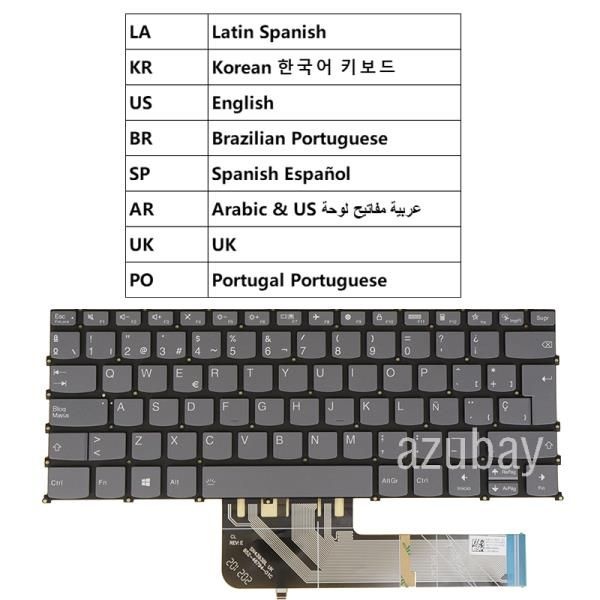 [해외] Lenovo Yoga Slim 용 키보드 7-14ARE05 82N7