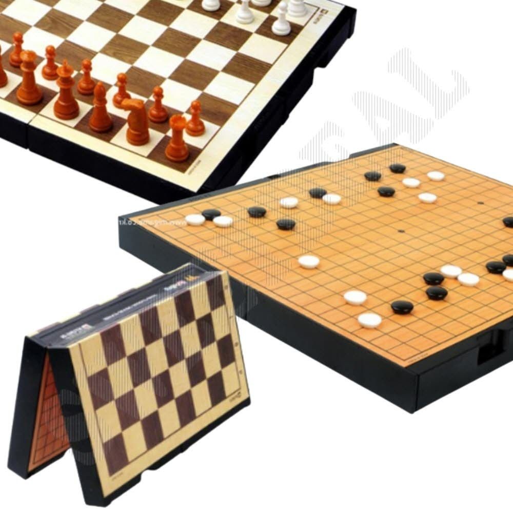 스윗딜협력업체 자석식 소형 체스 바둑 양면게임 유아보드게임 유아게임 어린이보드게임