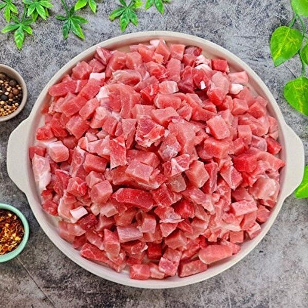 [프레쉬푸드]국내산 돼지고기 뒷다리살 후지 짜장카레용 통두께(절단없음) 500g