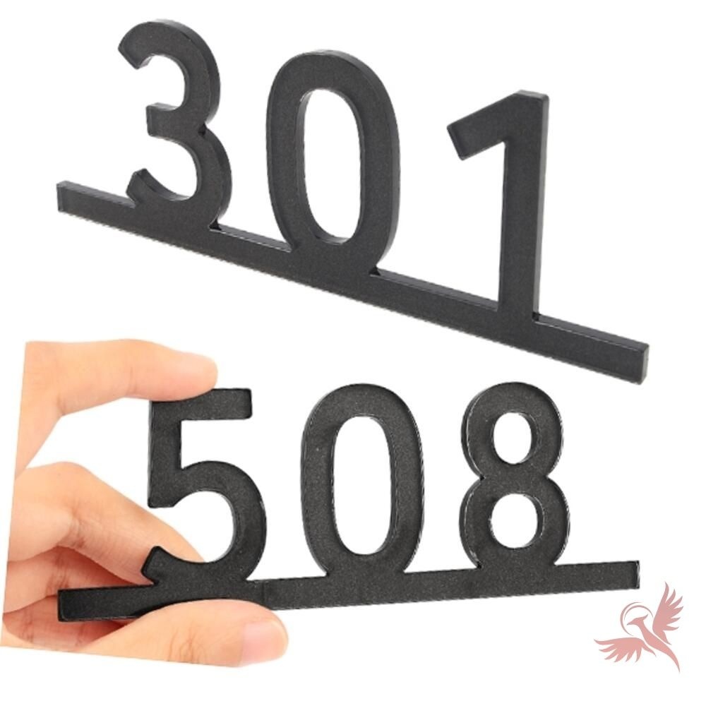 캔캔바바 심플라인 블랙 호실판 1P 입체문자 호실표찰 아파트호수