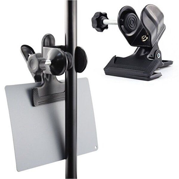 스트리머 생방송 크로마키 스크린 U자형 클램프 집게_W87A8D8