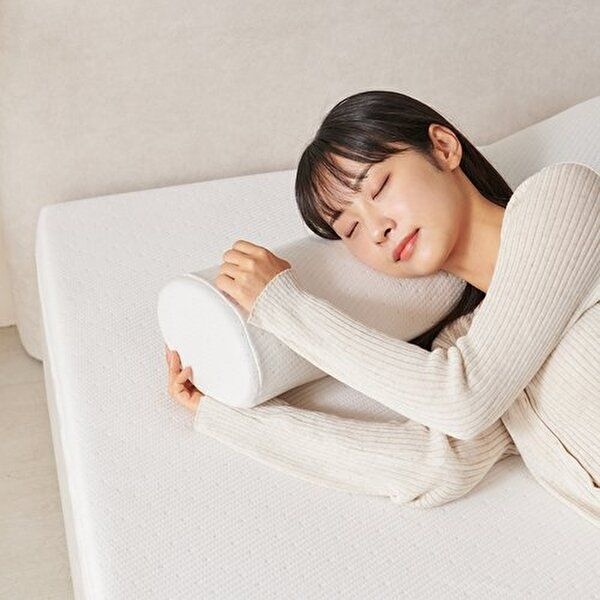 [라누베]맥시멈 단단한 토퍼 매트리스 요매트 아기 바닥이불 캠핑 간이 침대 슈퍼싱글 (110x200cm) 바디필로우증정
