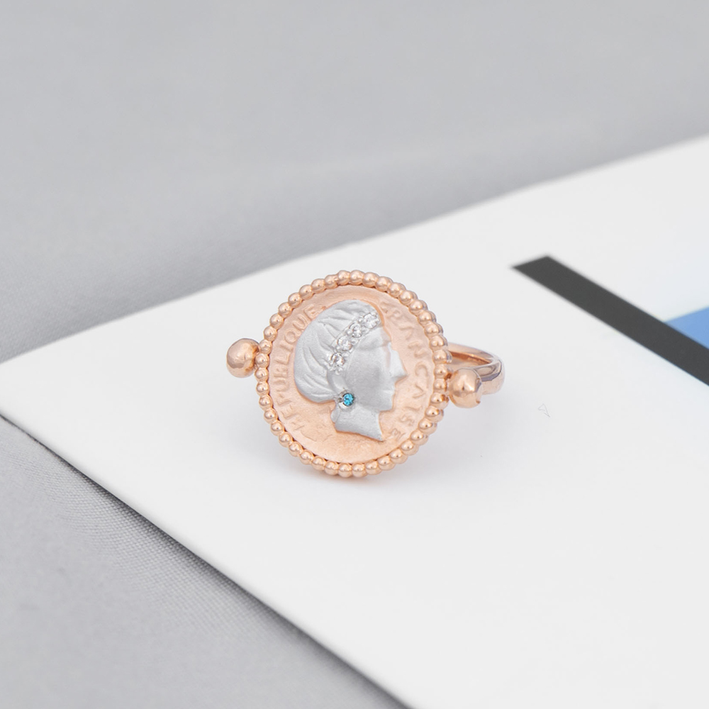 14k 스렐토 코인 반지