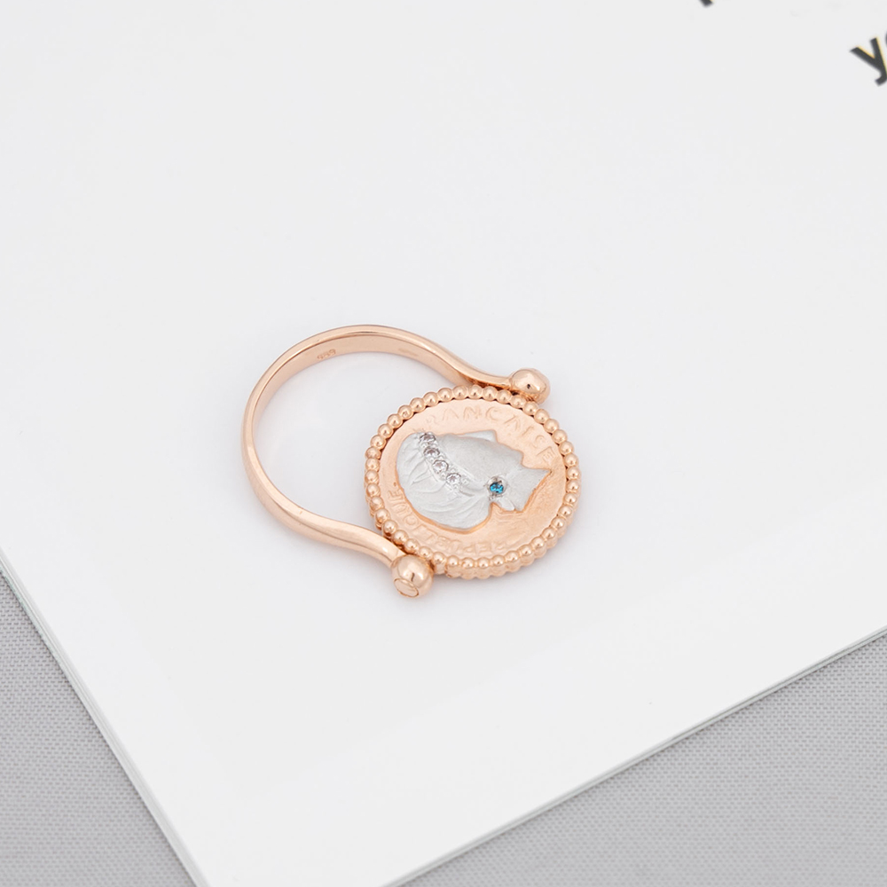 14k 스렐토 코인 반지