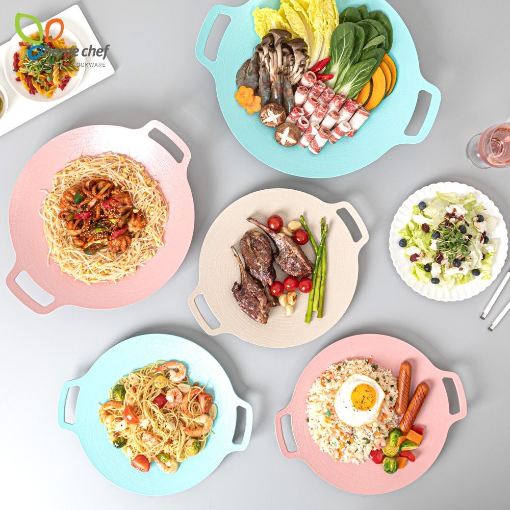 홈셰프 파르페 IH 칼라 그리들5종