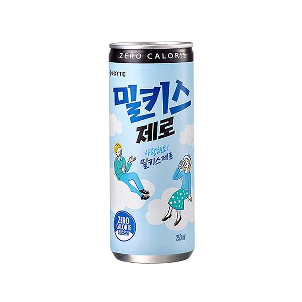 롯데칠성 밀키스 제로 250ml 15캔