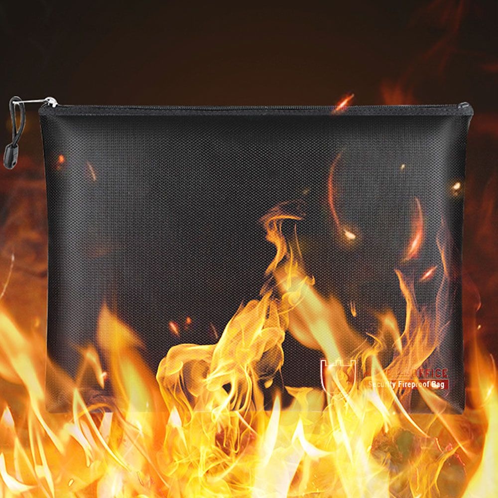 발화 배터리 화재 방지 방수 사각 지퍼 파우치 팩 핸드폰 여권 지갑 가방