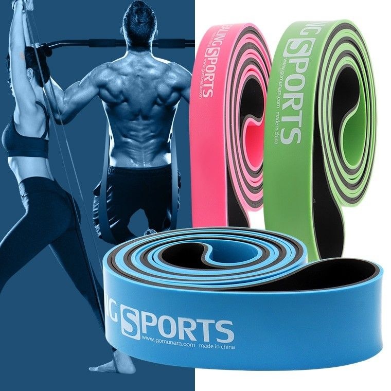 아카시아리빙 신상  풀업밴드투톤 전신운동기구 철봉 홈트 운동용고무 스포츠 탄력 팔가저가유