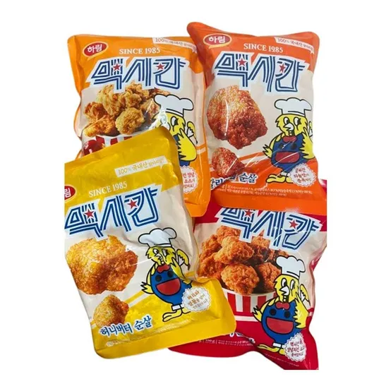 맥시칸 순살치킨 4종 세트 (크리스피,핫크리스피,허니버터,갈릭양념)