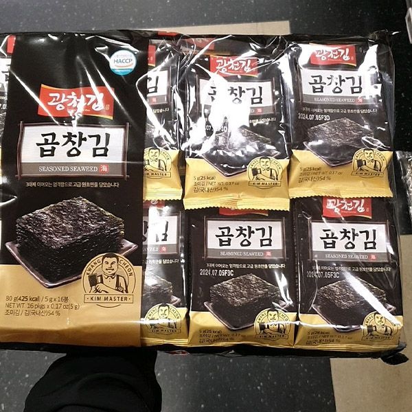 광천김 곱창김 도시락 5g x 16봉