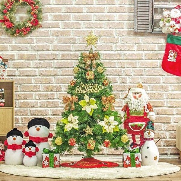 [VY협력업체][브이와이][VCMO5QJX]스카치 솔잎 크마스트리 트리 장식 풀세트 120cm