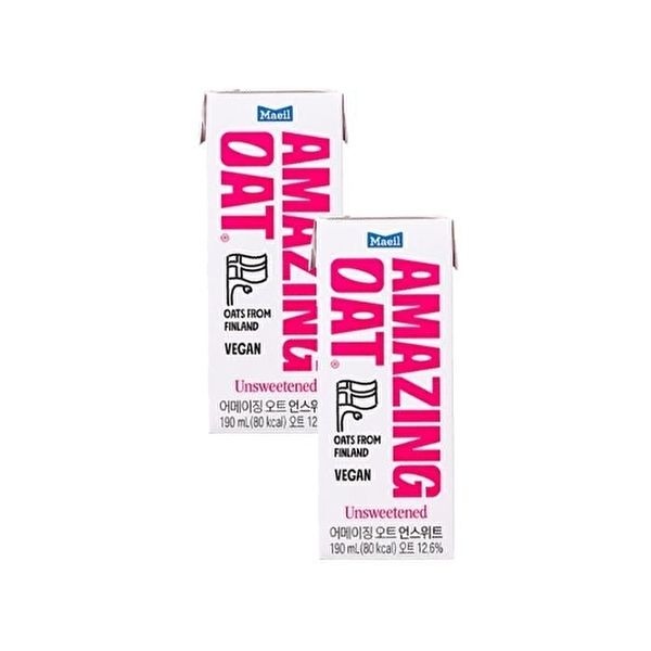 [셀러허브 1][매일] 어메이징 오트 언스위트 190ml x 24개 비건 두유 오트밀