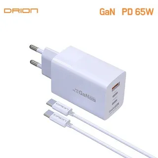 드리온 DRION 가정용 PD 65W C to C 고속충전기 DR-PD65W-T7