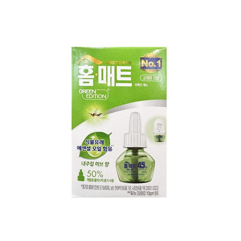 [롯데백화점]  홈매트 리퀴드 그린에디션 리필 1개 LE1219533453