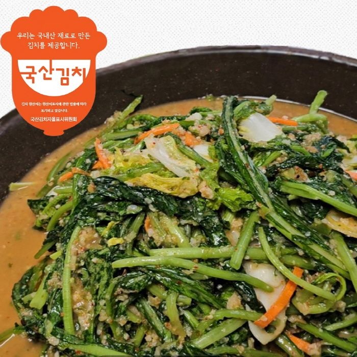 국내산 전라도 강진 다강한정식 아삭한 얼갈이 열무김치 5kg/시원한 열무 물 김치 강진군추천 현지인최애맛집
