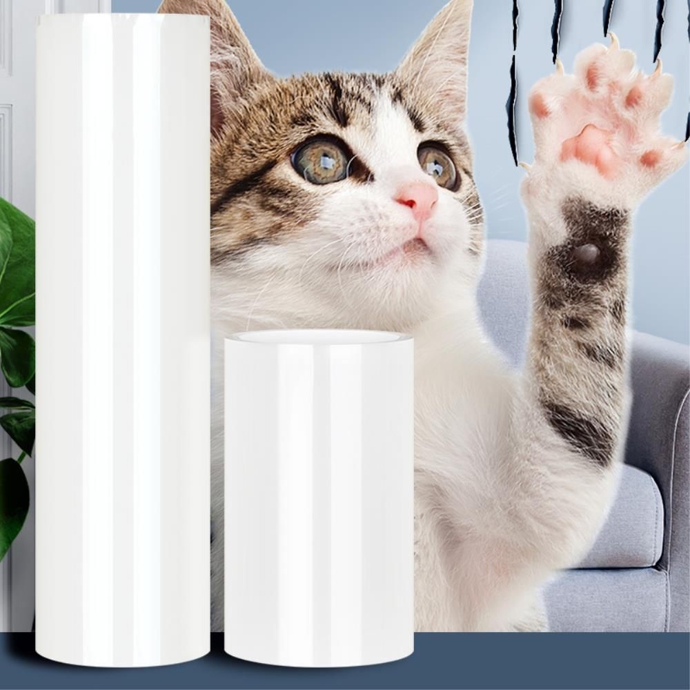 고양이 스크래칭 흠집방지용 투명필름 부착형 가구보호 방수시트지 가스렌지가림막 주방필름지