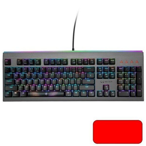 [셀러허브 1][HYIJNH26_4B]워프 WK2 RGB 게이밍 기계식 키보드(적축)