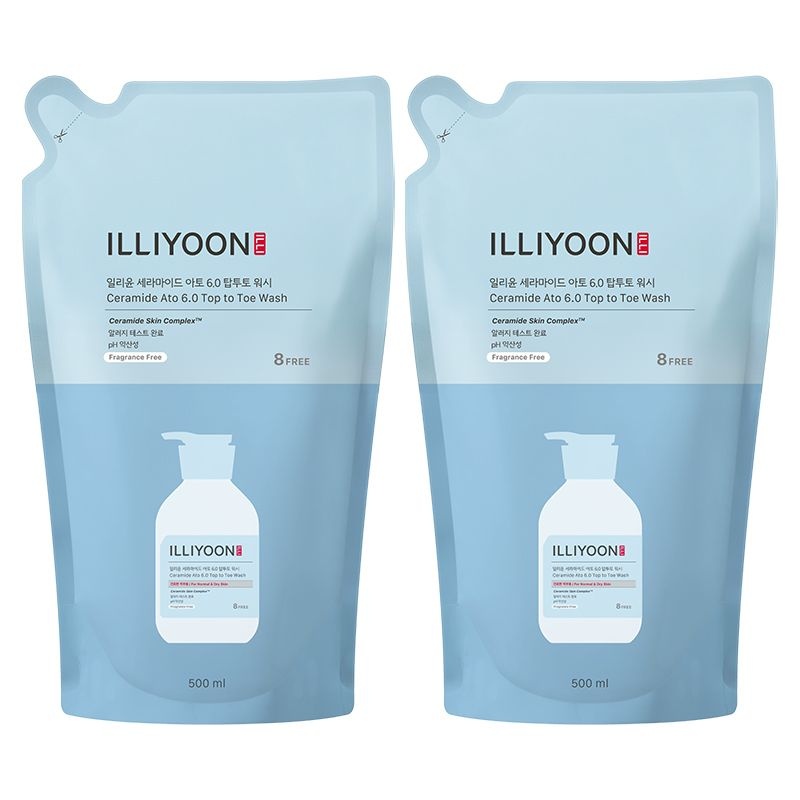 일리윤 세라마이드 아토 6.0 탑투토 워시 리필 500ml x2개