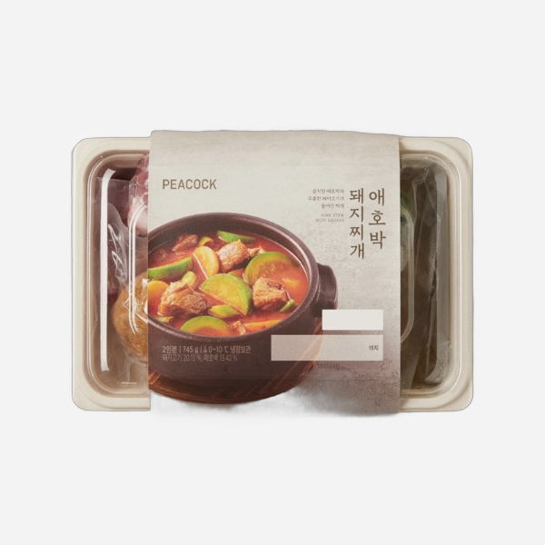 피코크 애호박 돼지찌개 745g