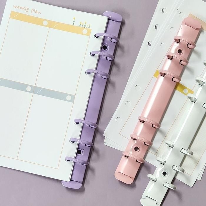 [LFOR7QHW_55]바인더 제본링 파일철 바인더링 A6 6공