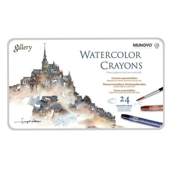 [QN150828_55]문교 수채크레용 MAC 칠판 24색 -39791