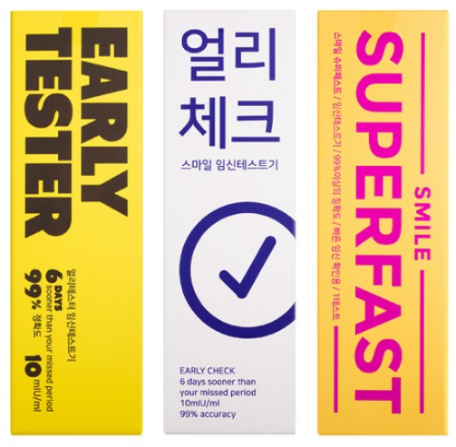 [오늘출발] 원포 데이비드 스마일 얼리체크 정확한 빠른 얼리 임테기 임신테스트기 정확도 진단 확인 3종세트
