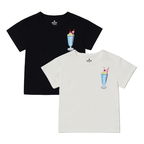 네파 키즈 키즈 리곡 그래픽 티셔츠_KHD5320