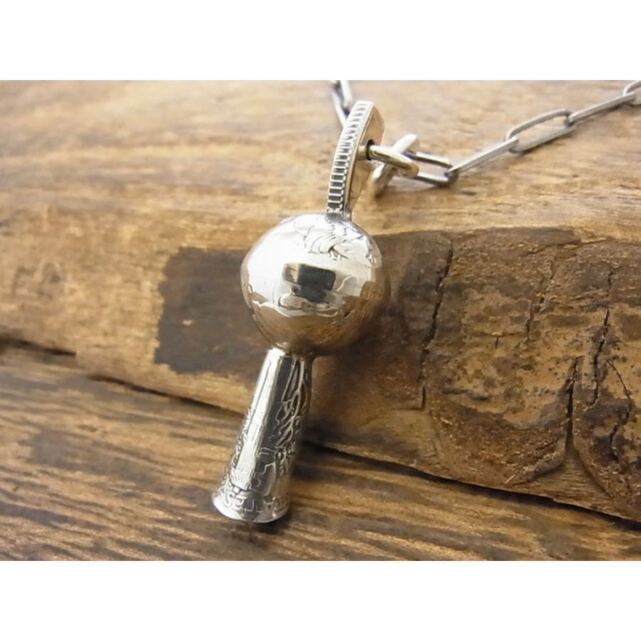 노스웍스 빈티지 인디언 주얼리 슈커시드 블라썸 실버 코인 목걸이 N-602