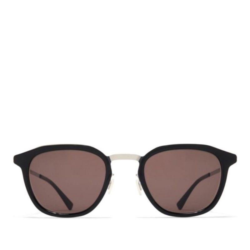 마이키타 샤이니 실버 블랙 프레임 브라운 렌즈 선글라스 PAVI 797 A81 SHINY