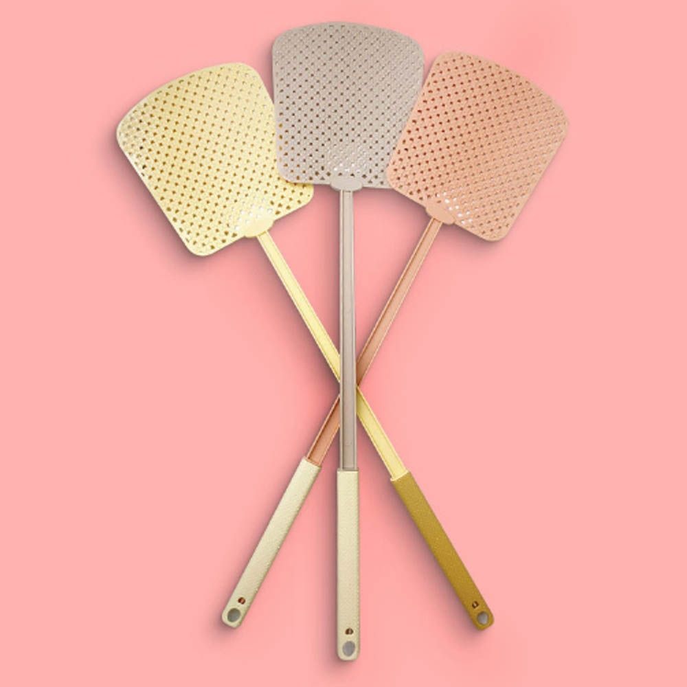 플라워 파리채 모기채 해충퇴치 벌레잡기 수동파리채