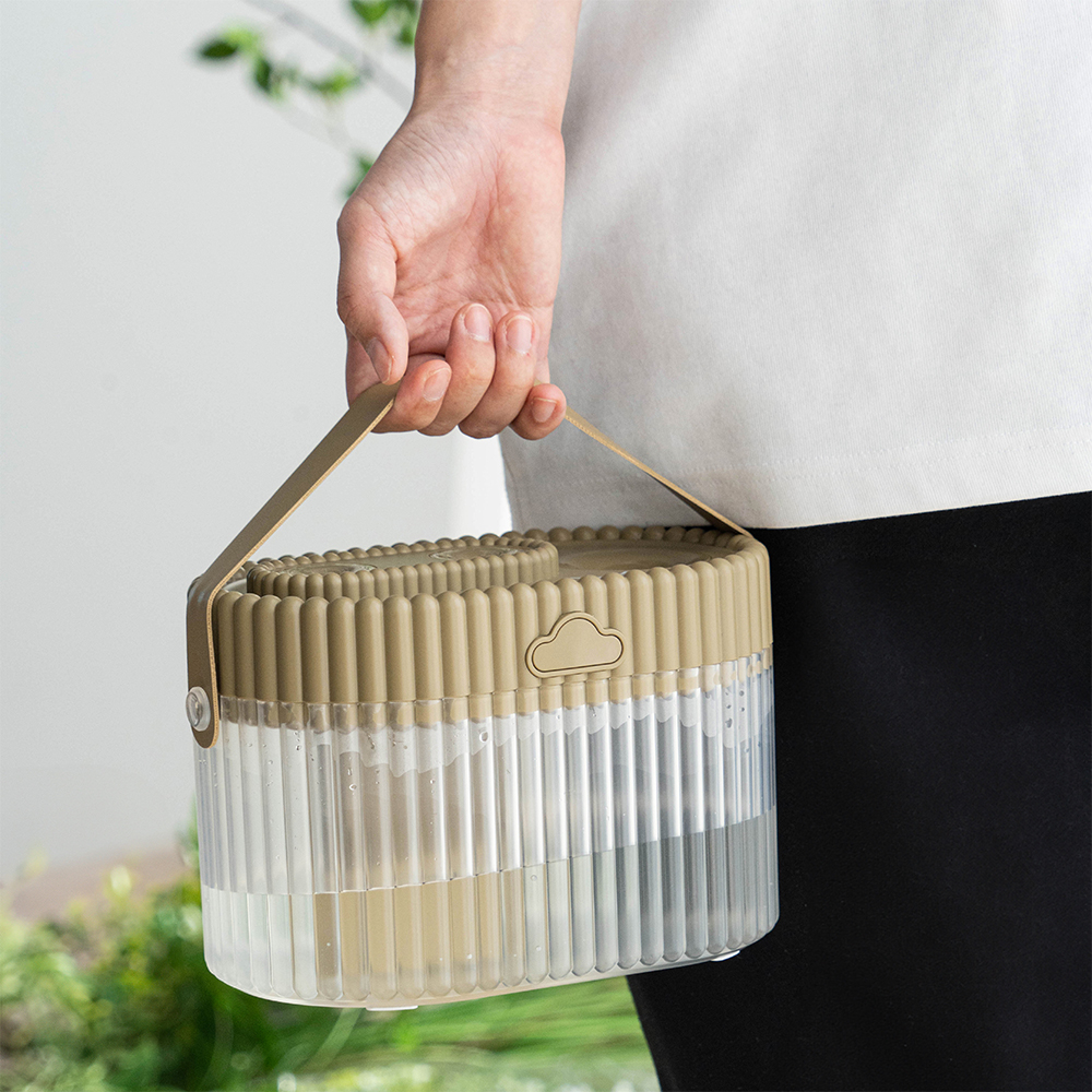 에스나프 클라우드&미스트 듀얼 무선가습기 2L 하드케이스 포함 통세척 가습기 캠핑 탁상용 아이방