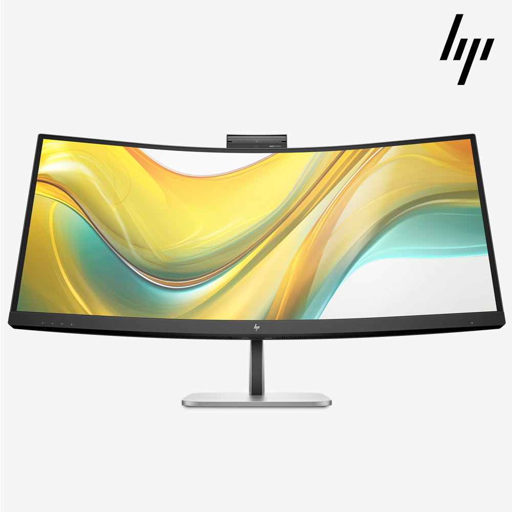 HP HP 시리즈 5 Pro 534pm WQHD 100Hz 5MP웹캠 비디오 34인치 와이드 커브드 사무용 모니터