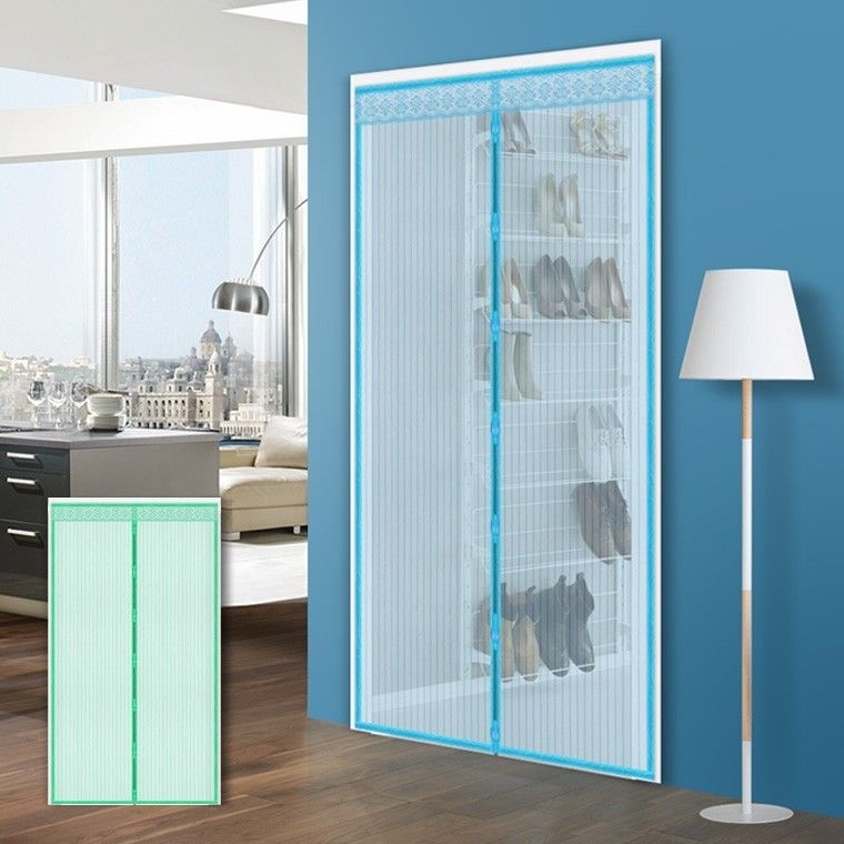 아카시아리빙 자동닫힘 자석방충망 현관형 모기퇴치 통기성 메쉬 여름철 120x210cm