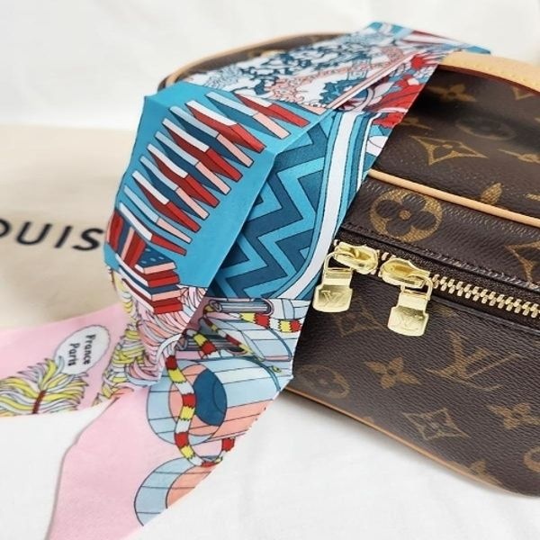 가방 손잡이 핑크 스카프 방도 캐리어네임텍 명품가방 꾸미기